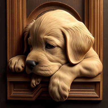 3D model puppy (STL)